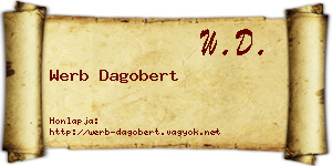 Werb Dagobert névjegykártya